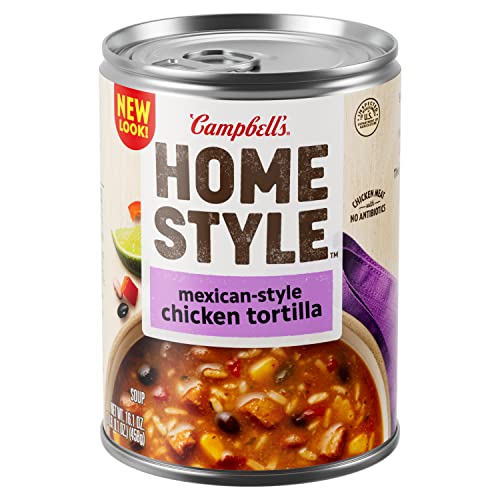 0051000287977 - CAMPBELLS HOMESTYLE MEXICAN-STYLE CHICKEN TORTILLA SOUP, 16.1 OZ CAN