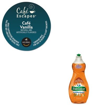 0510003574120 - KITCPM46113EAGMT6812 - VALUE KIT - GREEN MOUNTAIN COFFEE ROASTERS CAF VANILLA K-CUPS (GMT6812) AND ULTRA PALMOLIVE ANTIBACTERIAL DISHWASHING LIQUID (CPM46113EA)