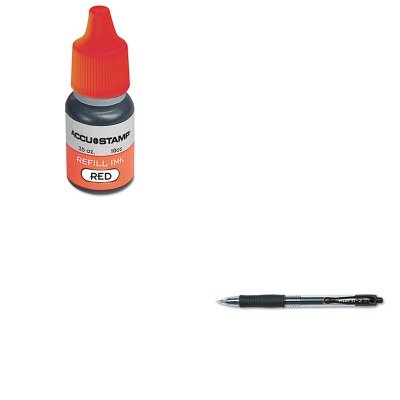 0510003679832 - KITCOS090683PIL31020 - VALUE KIT - COSCO ACCU-STAMP GEL INK REFILL (COS090683) AND PILOT G2 GEL INK PEN (PIL31020)