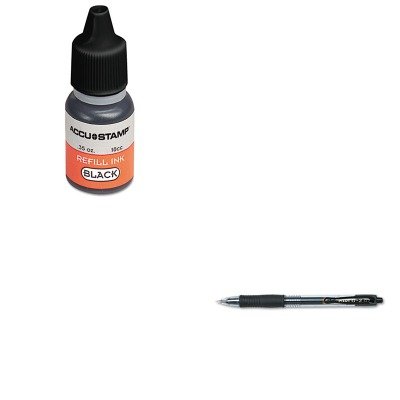 0510003680036 - KITCOS090684PIL31020 - VALUE KIT - COSCO ACCU-STAMP GEL INK REFILL (COS090684) AND PILOT G2 GEL INK PEN (PIL31020)