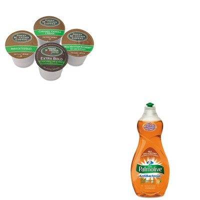 0510003717473 - KITCPM46113EAGMT6502 - VALUE KIT - GREEN MOUNTAIN COFFEE ROASTERS FLAVORED VARIETY COFFEE K-CUPS (GMT6502) AND ULTRA PALMOLIVE ANTIBACTERIAL DISHWASHING LIQUID (CPM46113EA)
