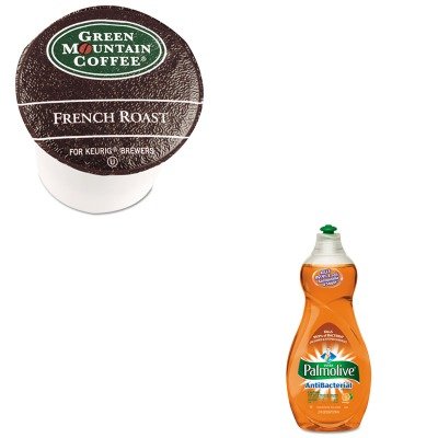 0510003801851 - KITCPM46113EAGMT6694CT - VALUE KIT - GREEN MOUNTAIN COFFEE ROASTERS FRENCH ROAST COFFEE K-CUPS (GMT6694CT) AND ULTRA PALMOLIVE ANTIBACTERIAL DISHWASHING LIQUID (CPM46113EA)