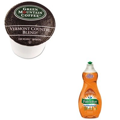 0510003823501 - KITCPM46113EAGMT6602CT - VALUE KIT - GREEN MOUNTAIN COFFEE ROASTERS VERMONT COUNTRY BLEND COFFEE K-CUPS (GMT6602CT) AND ULTRA PALMOLIVE ANTIBACTERIAL DISHWASHING LIQUID (CPM46113EA)