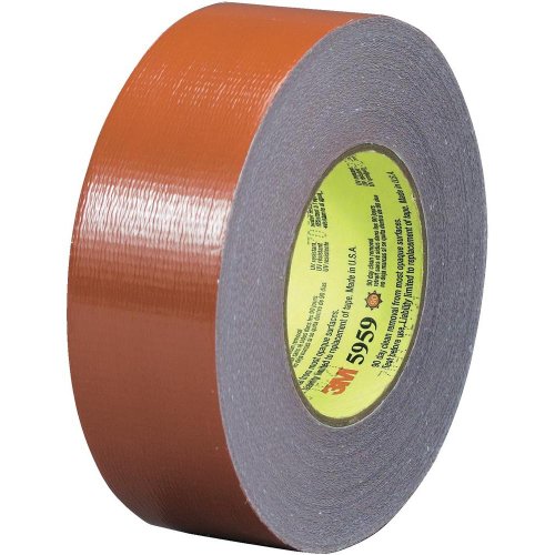 0051111077702 - 3M OUTDOOR MASKING AND STUCCO TAPE 5959 RED, 48 MM X 41.1 M (PACK OF 1)