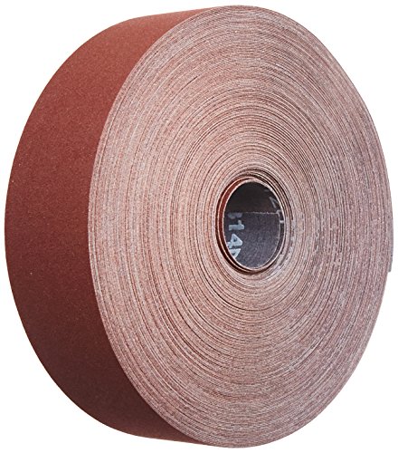 0051115198212 - 3M UTILITY CLOTH ROLL 314D, ALUMINUM OXIDE, 2 WIDTH X 50 YDS LENGTH, P120 GRIT, MAROON (PACK OF 1)