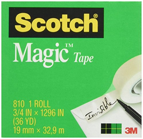 5112788117308 - SCOTCH MAGIC TAPE, 3/4 X 1296 INCHES, BOXED, 1 ROLL
