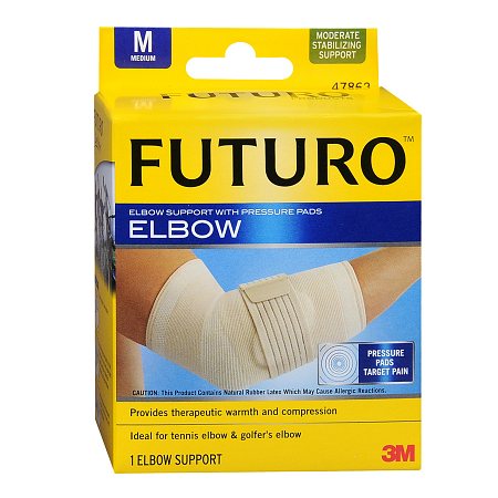 0051131200555 - ELBOW SUPPORT WITH PRESSURE PADS MEDIUM SMALL 1 ELBOW SUPPORT