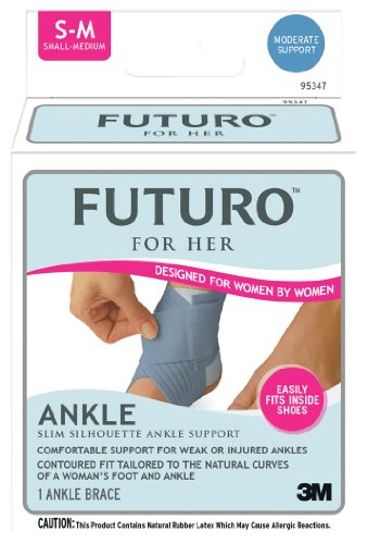 0051131201705 - 3M FUTURO FOR HER SLIM SILHOUETTE ANKLE SUPPORT BRACE, SMALL/MEDIUM