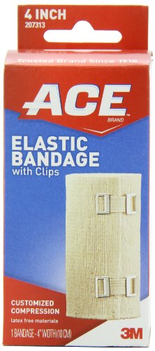 0051131208148 - ELASTIC BANDAGE WITH CLIPS MODEL 207313 HES 4 IN