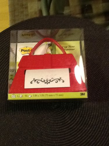 0051131434936 - POST-IT POP-UP NOTE DISPENSER PURSE RED PD-654-US-R