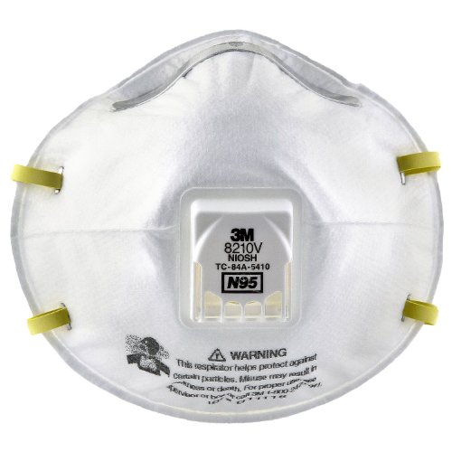0051131497115 - 3M 8210V PARTICULATE RESPIRATOR, N95 RESPIRATORY PROTECTION (CASE OF 80)