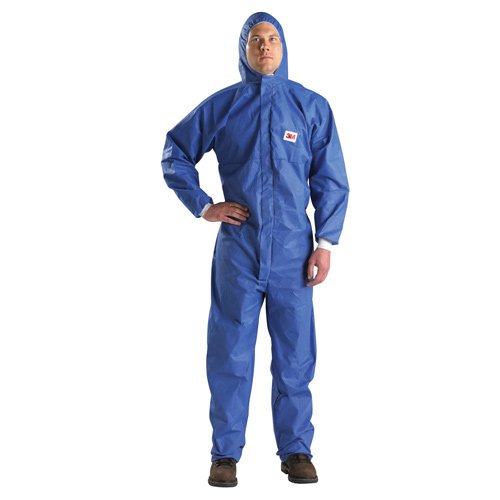 0051131498044 - 3M 4530 BLUE 3XL SMMS POLYPROPYLENE DISPOSABLE GENERAL PURPOSE & WORK COVERALLS - FITS 49 TO 52 IN CHEST - XL457000179