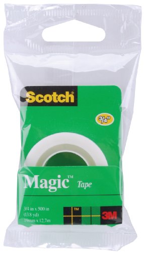 0051131591165 - SCOTCH MAGIC TAPE REFILL, 3/4 X 500 INCHES