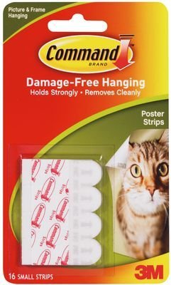 0051131659889 - COMMAND STRIPS 17024 COMMAND™ SELF ADHESIVE POSTER STRIPS
