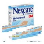 0051131664241 - WATERPROOF CLEAR BANDAGES 10 BANDAGES