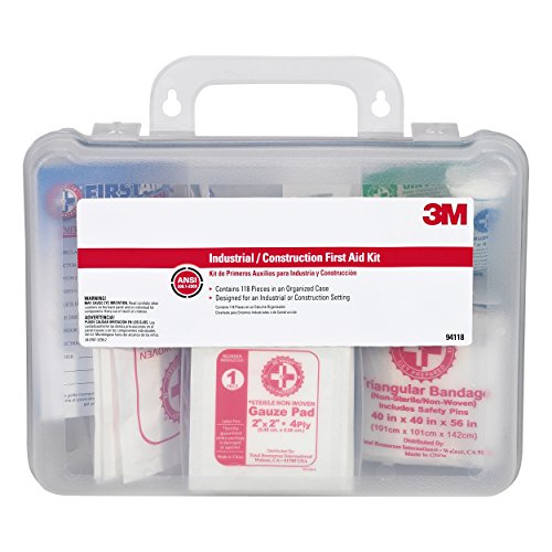 0051141340203 - 3M TEKK 94118-80025T PROTECTION CONSTRUCTION/INDUSTRIAL FIRST AID KITS, 118-PIECE