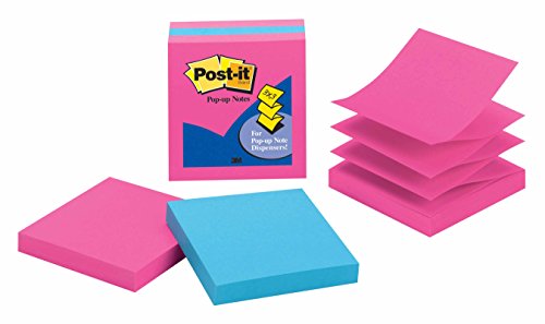 0051141344997 - POST-IT POP-UP NOTES, 3 IN X 3 IN, JAIPUR COLLECTION, 3 PADS/PACK, 100 SHEETS/PAD (3301-3AU-FF)