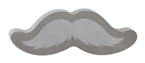 0051141376493 - POST-IT SUPER STICKY NOTES, MUSTACHE SHAPE, GRAY, 3 X 3 INCHES (2050-DM-MSTC)