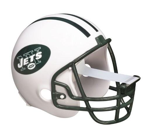 0051141383095 - SCOTCH MAGIC TAPE DISPENSER, NEW YORK JETS FOOTBALL HELMET WITH 1 ROLL OF 3/4 X 350 INCHES TAPE