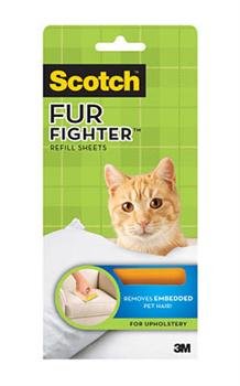 0051141901145 - 3M SCOTCH FURFIGHTER CAT HAIR REMOVER REFILLS 8 SHEETS