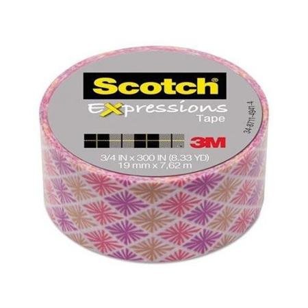 0051141961347 - 3M SCOTCH EXPRESSIONS STARBURST TAPE (C214-JK1-SS), 3/4 X 300 INCHES (8.33 YARDS)