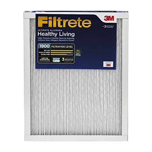 0051141991559 - FILTRETE HEALTHY LIVING ULTIMATE ALLERGEN REDUCTION FILTER, MPR 1900, 20 X 20 X 1-INCHES, 2-PACK