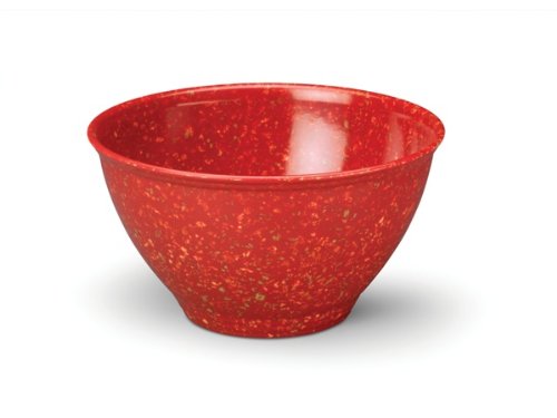 0051153566035 - RACHAEL RAY TOOLS GARBAGE BOWL WITH NON-SLIP RUBBER BASE, RED