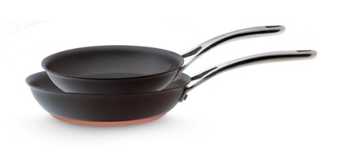 0051153825255 - ANOLON NOUVELLE COPPER TWIN PACK: 8.5-INCH AND 10-INCH FRENCH SKILLETS