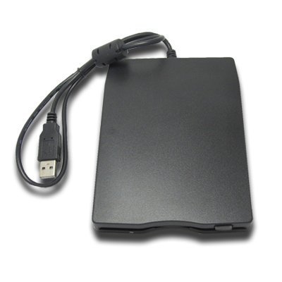 5147841666769 - NICEESHOP BLACK 3.5 INCH 1.44MB USB 2.0 PORTABLE EXTERNAL FLOPPY DISK DRIVE FOR LAPTOP DESKTOP