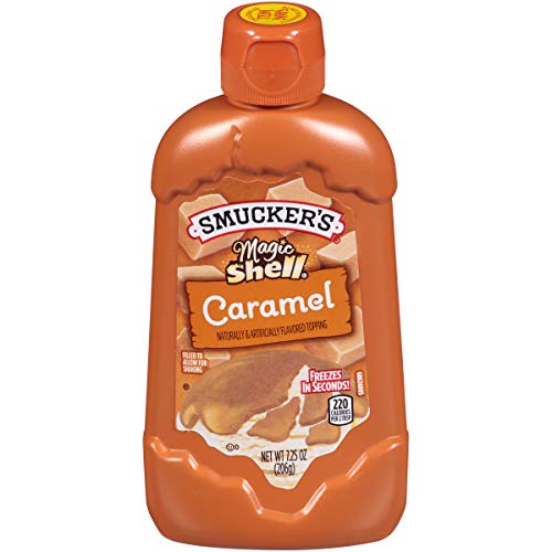 0051500243596 - SMUCKERS MAGIC SHELL CARAMEL TOPPING, 7.25 OUNCES (PACK OF 8)