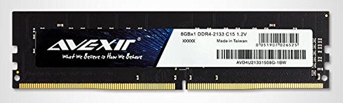 0051907026525 - 8GB AVEXIR BUDGET SERIES DDR4 2133MHZ PC4-17060 CL15 SINGLE DESKTOP MEMORY MODULE