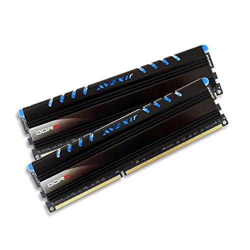 0051907026709 - AVEXIR CORE SERIES 16GB 2X8GB DDR3-1600 11-11-11-28 1.5V BLUE LED DUAL CHANNEL MEMORY KIT - BLACK