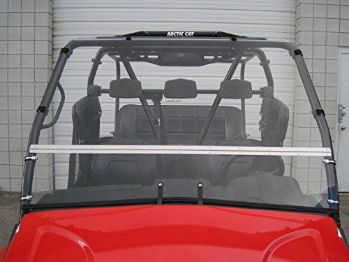 0051907378150 - ARCTIC CAT PROWLER (2011-14) FULL TILTING WINDSHIELD-BEST OF BOTH WORLDS. HALF WHEN YOU WANT AND FULL WHEN YOU NEED. MADE IN AMERICA **FREE SHIPPING** WE NEED TO KNOW WHAT KIND OF ROOF YOU HAVE. READ AD FOR MEASUREMENT INSTRUCTIONS FOR AFTERMARKET HARD T
