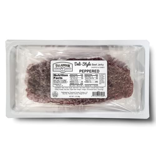 0051943270074 - TILLAMOOK COUNTRY SMOKER - SLAB 12CT 1OZ INDIVIDUALLY WRAPPED PACKAGES (PEPPERED)