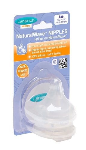5199905813183 - LANSINOH MOMMA NIPPLES, FAST-FLOW, 2 COUNT