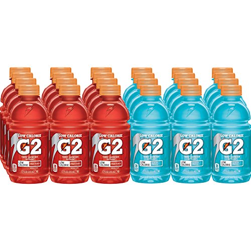 0052000014310 - GATORADE THIRST QUENCHER, G2 GLACIER FREEZE AND G2 FRUIT PUNCH, 12 OUNCE (PACK OF 24)