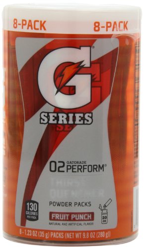 0052000131666 - G SERIES THIRST QUENCHER FRUIT PUNCH FLAVORES 8 PACKETS PER SET