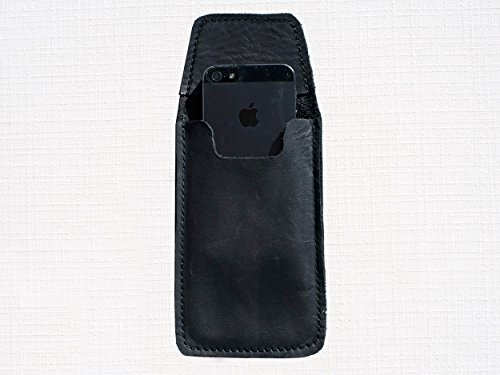 5200104561482 - FORMA MARINE IPHONE 5 / 5S CASE, SLEEVE, PREMIUM GENUINE LEATHER PROTECTIVE COVER HANDCRAFTED BLACK WALLET MADE IN EUROPE.