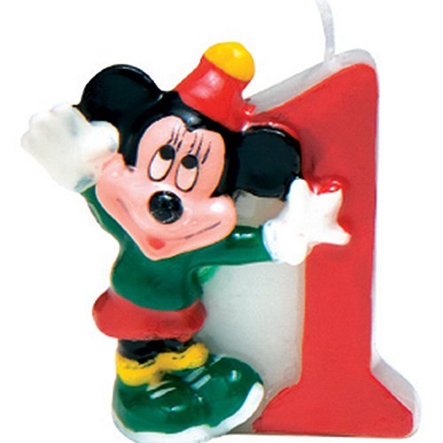 5201184061411 - DISNEY MICKEY MOUSE CANDLE NUMBER 1