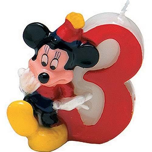 5201184061435 - DISNEY MICKEY MOUSE CANDLE NUMBER 3