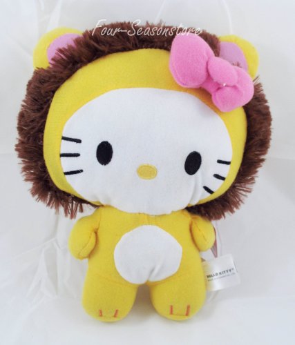 5201465749878 - HELLO KITTY PLUSH DOLL TOY - HELLO KITTY LION W/ PINK BOW. CUTE TOY FOR KIDS