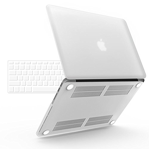 0520151401926 - IBENZER - 2 IN 1 SOFT-SKIN SMOOTH FINISH SOFT-TOUCH PLASTIC HARD CASE COVER & KEYBOARD COVER FOR 15 INCHES MACBOOK PRO 15.6'' WITH RETINA DISPLAY NO CD-ROM, CLEAR MMP15R-CL+1