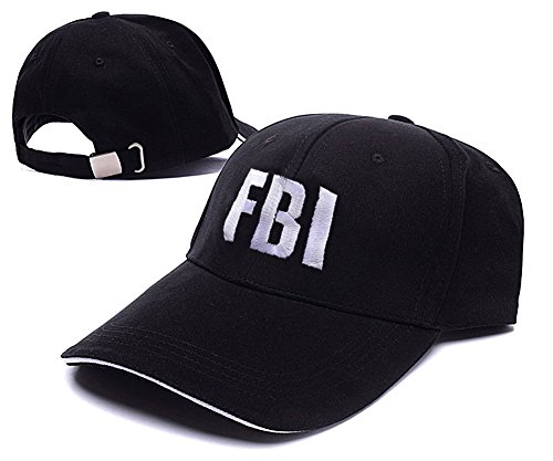5201836399480 - ZZZB FBI LOGO ADJUSTABLE BASEBALL CAPS UNISEX SNAPBACK EMBROIDERY HATS