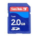 0520295171402 - SANDISK 2GB SD MEMORY CARD