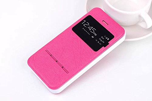 0520521571174 - XFYBEST NEW DESIGN PU LEATHER CASE FOR IPHONE 5S- WITHOUT WALLET CARD HOLDER (ROSE)