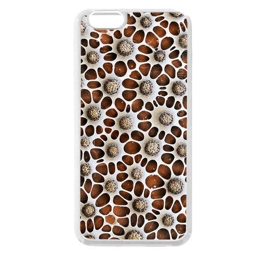 5209190603946 - LZB THE FINE ART OF MICROSC PATTERN TPU PLASTIC CASE FOR IPHONE 6/6S 4.7 (WHITE)