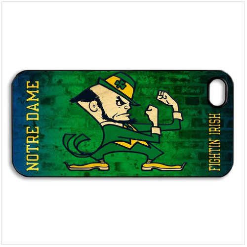 0520970086458 - EBAYKEY CUSTOMBOX NCAA NOTRE DAME FIGHTING IRISH BEST DURABLE SILICONE CASE COVER FOR IPHONE 5 5S