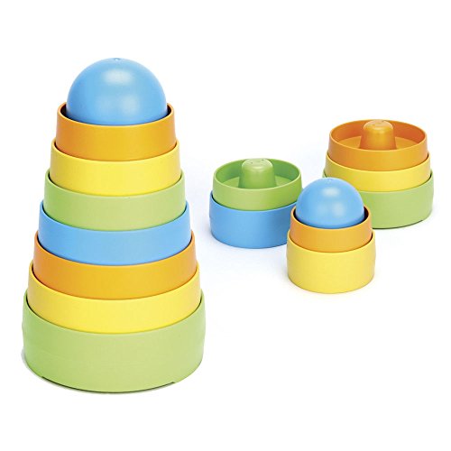 0052119012856 - GREEN TOYS MY FIRST STACKER, COLORS MAY VARY