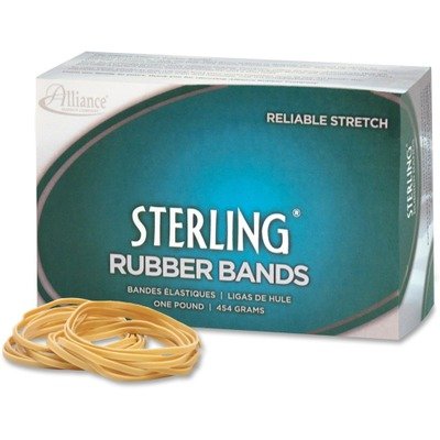 0521227067794 - ALLIANCE 24325 - STERLING ERGONOMICALLY CORRECT RUBBER BANDS, #32, 3 X 1/8, 950 BANDS/1LB BOX-ALL24325