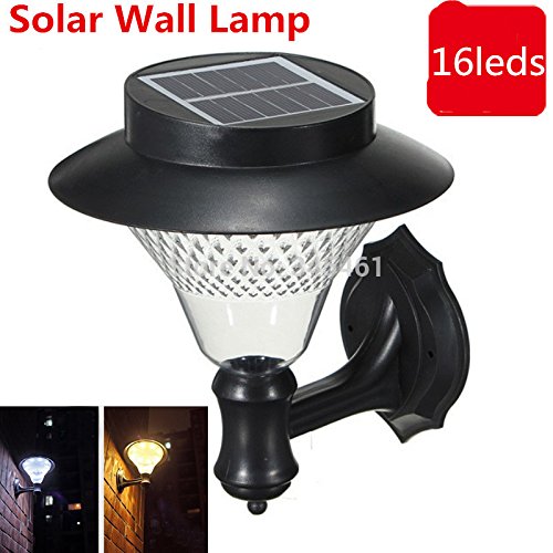 5213243642653 - 1X OUTDOOR GARDEN/YARD/PATH/PATIO SOLAR WALL LIGHT POPULAR SOLAR LAMP 3X1200MAH NI-MH BATTERY SOLAR LAMP DECORATION WALL LAMPADA